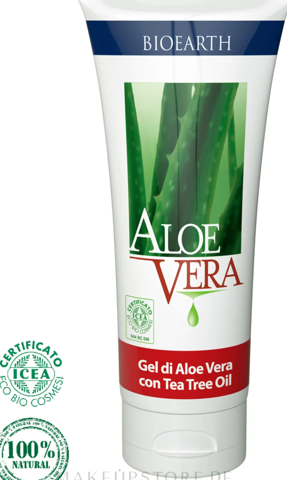 Reinigendes und kühlendes Gesichtsgel mit Aloe Vera und Teebaumöl