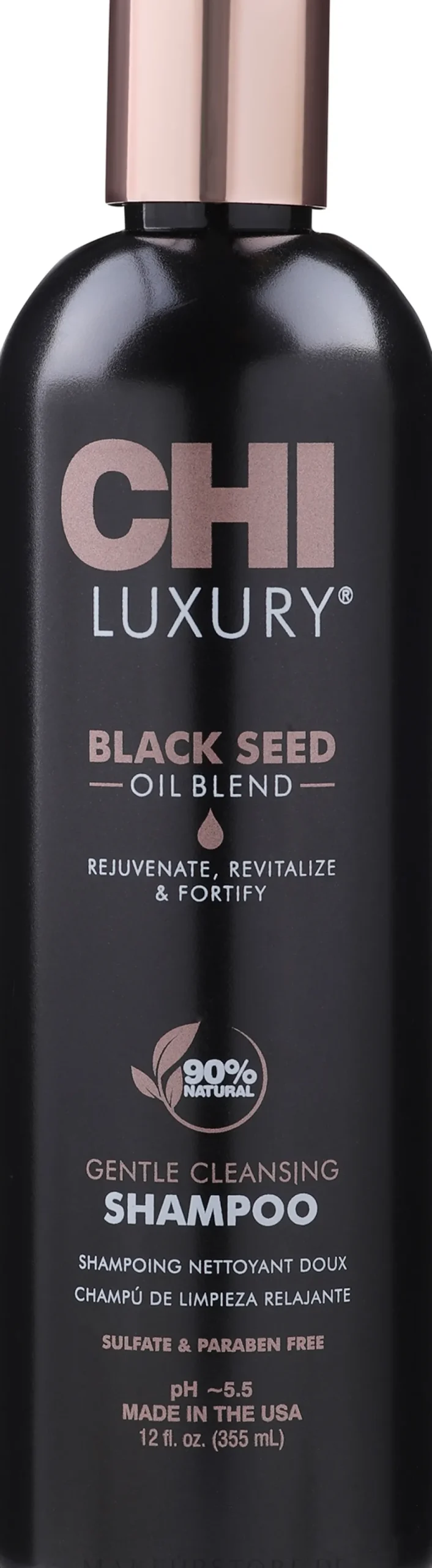 Reinigendes Shampoo mit Schwarzkümmelöl