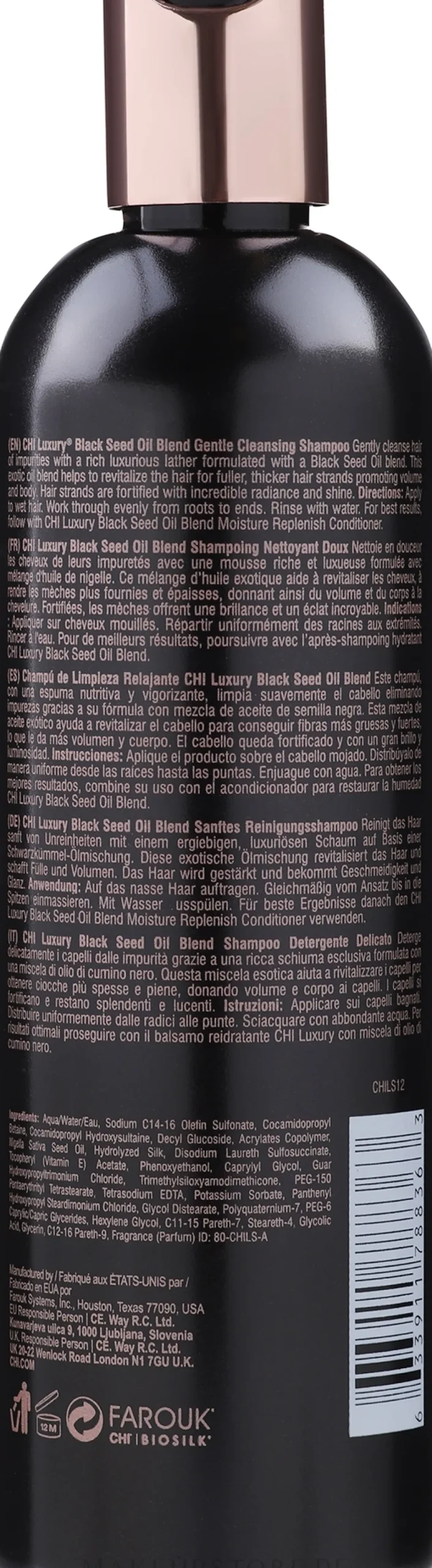 Reinigendes Shampoo mit Schwarzkümmelöl