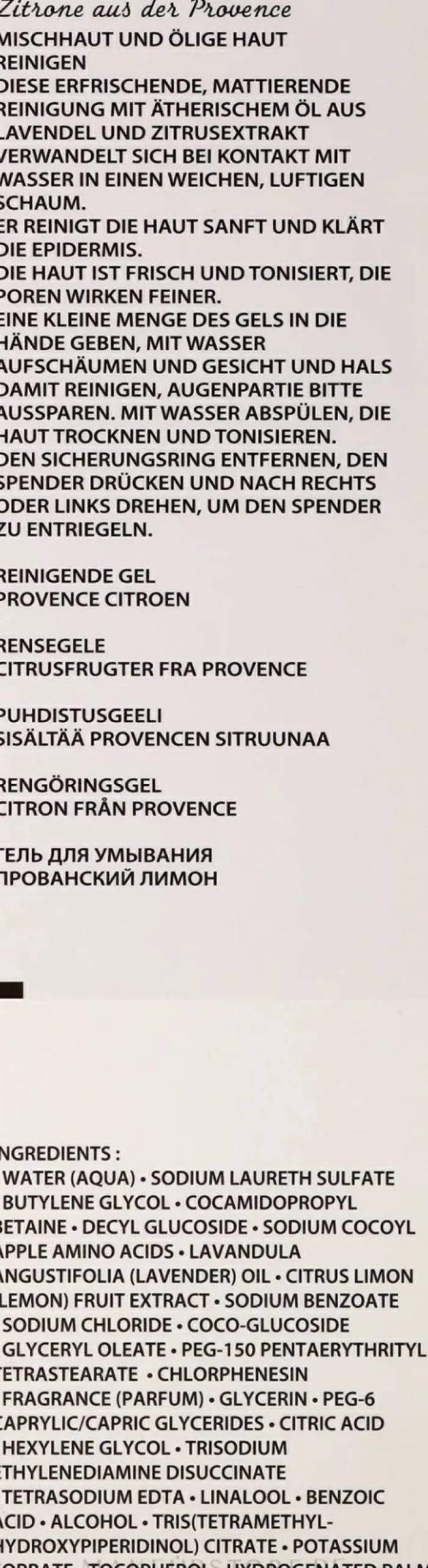 Reinigungsmilch mit Malvenextrakt
