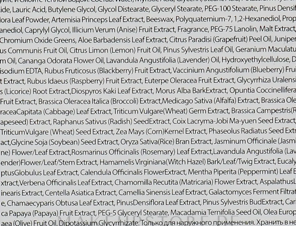 Reinigungsschaum pflanzliche Extrakte