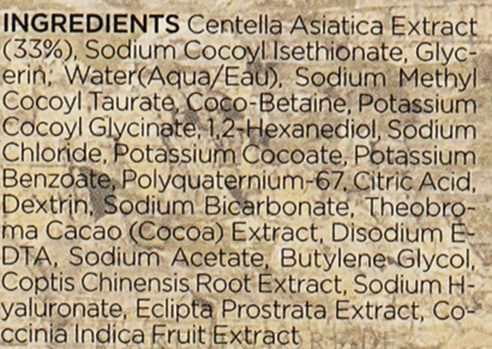 Reinigungsschaumampulle mit Centella-Extrakt