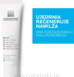 Reparierende Anti-Falten Augenkonturcreme mit Vitamin B5, Hyaluronsäure und Thermalwasser
