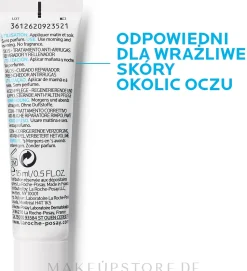 Reparierende Anti-Falten Augenkonturcreme mit Vitamin B5, Hyaluronsäure und Thermalwasser