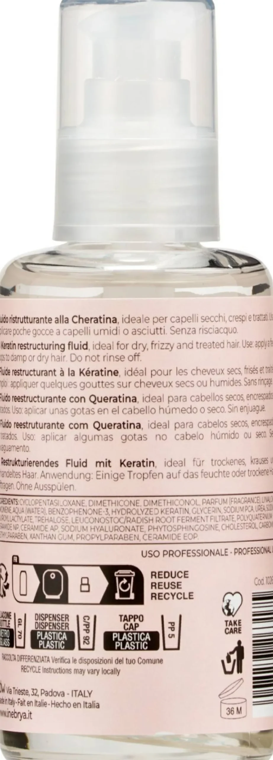 Restrukturierendes Haarfluid mit Keratin