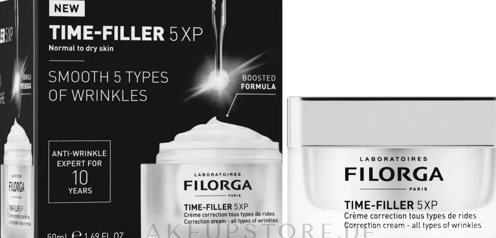 Revitalisierende Gesichtscreme zur Faltenkorrektur für trockene bis normale Haut mit Peptiden und Hyaluronsäure