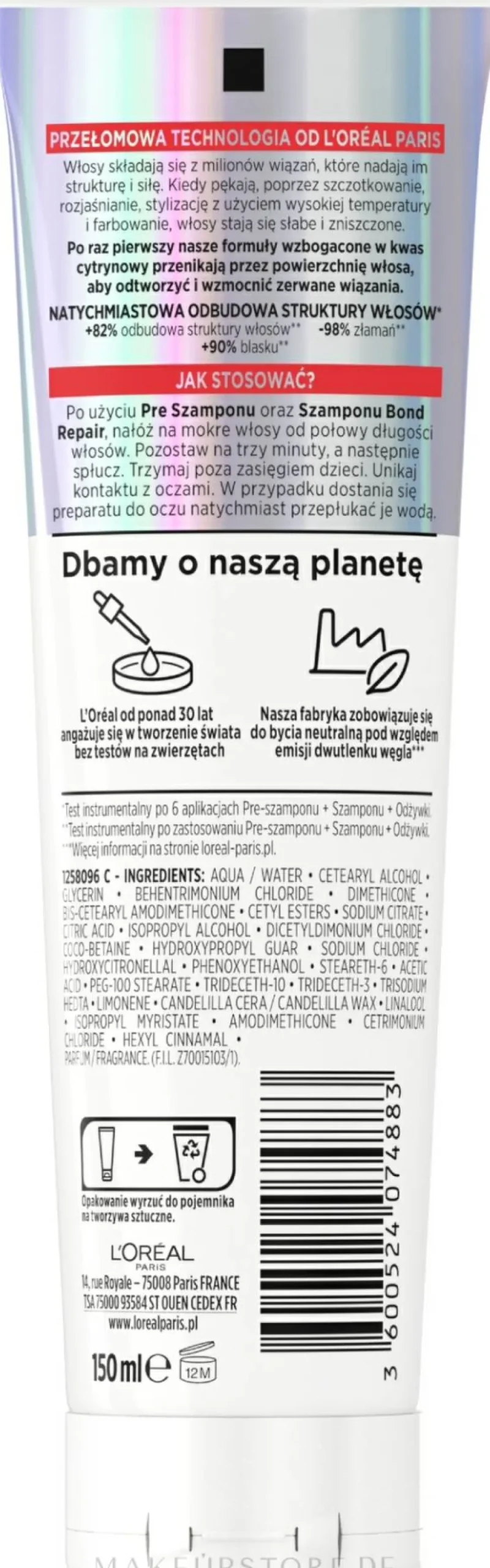 Revitalisierender Balsam zur Stärkung der Haare