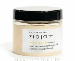 Revitalisierendes und glättendes Zucker-Salz Körperpeeling