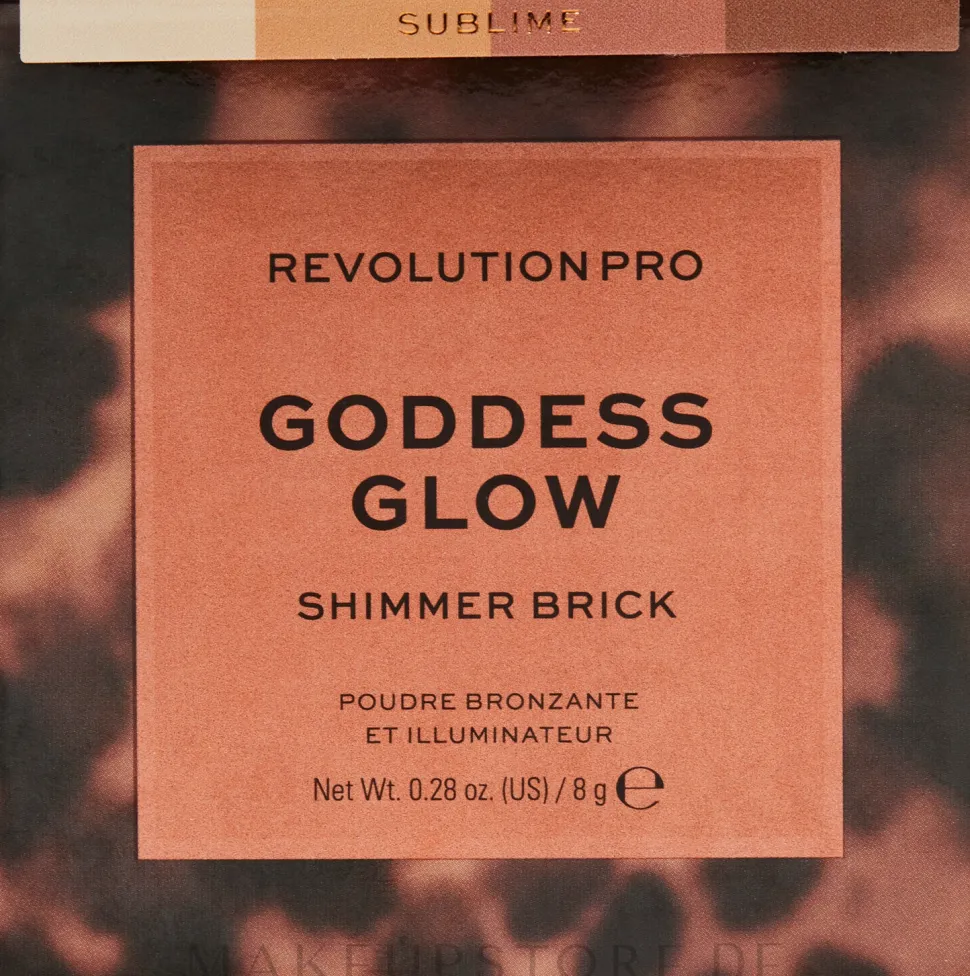 Revolution Pro Goddess Glow Shimmer Brick Bronzer