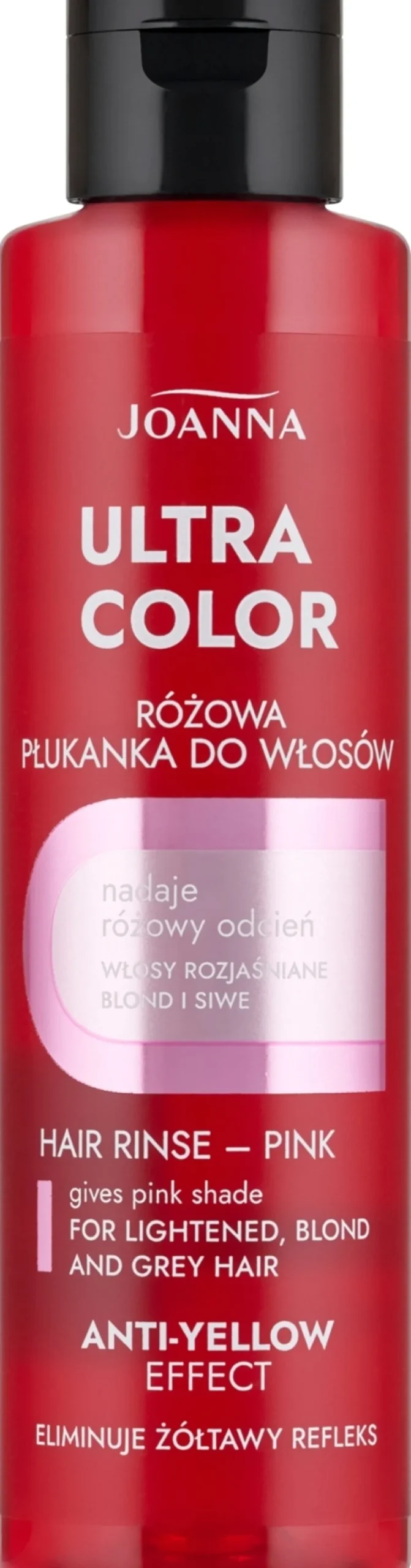 Rosa Tönungsspülung für helles Haar