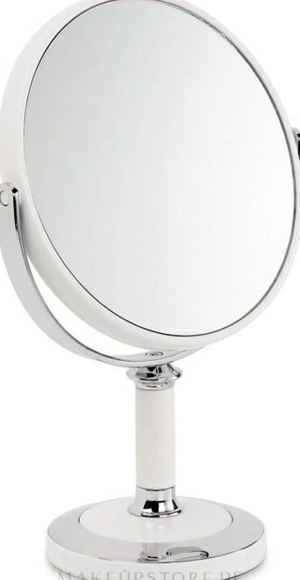 Runder Tischspiegel 18 cm x 5 weiß