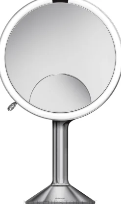 Rundspiegel 20 cm silbern