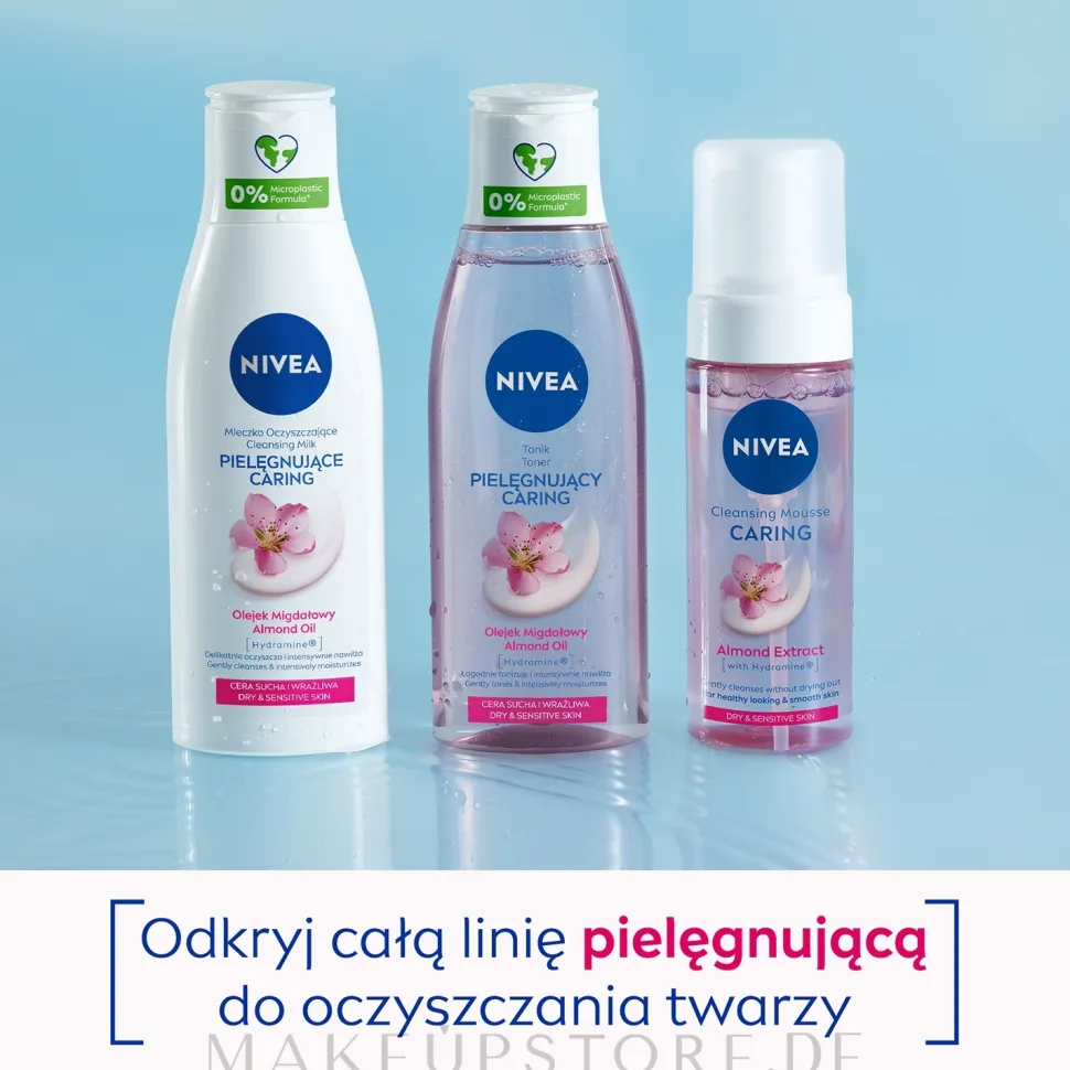 Sanfte Reinigungsmilch für trockene und empfindliche Haut