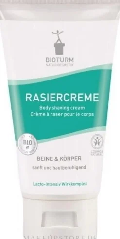 Sanfte und hautberuhigende Rasiercreme für Beine und Körper