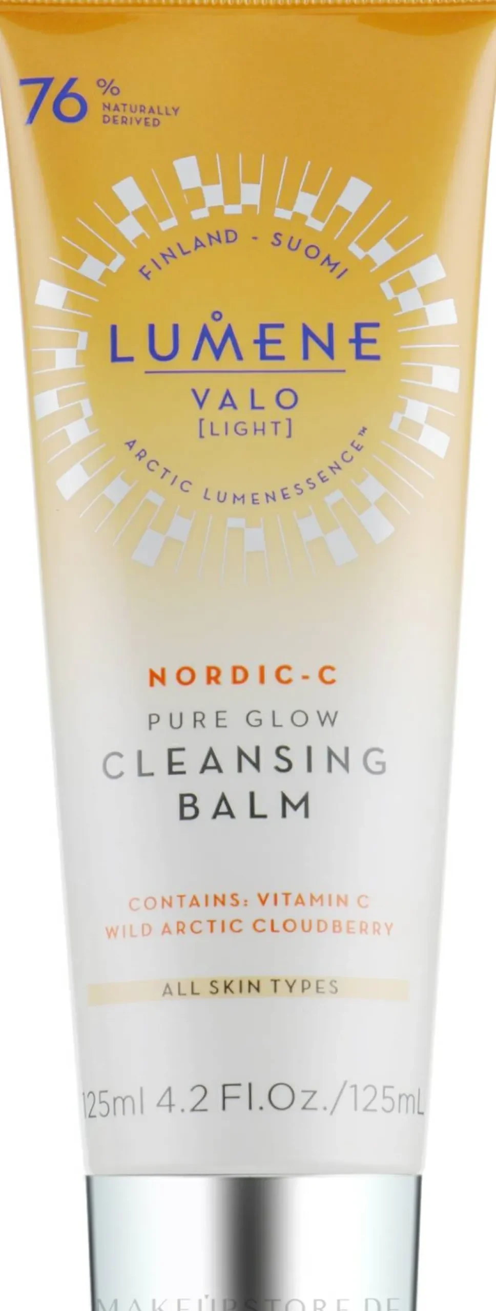 Sanfter Gesichtsreinigungsbalsam mit arktischem Moltebeersamenöl und Vitamin C für strahlende Haut
