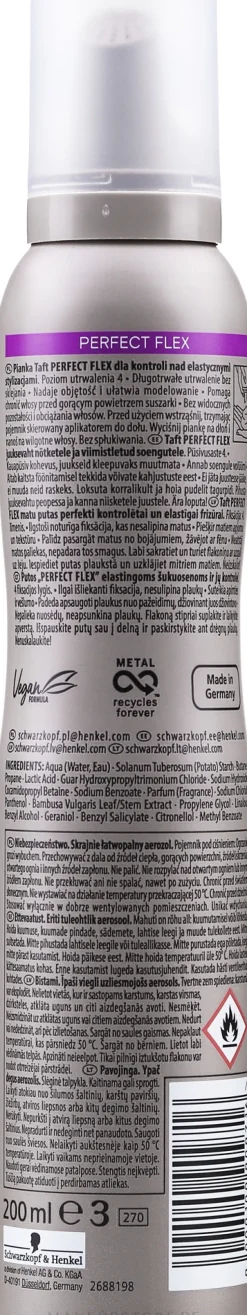 Schaumfestiger für perfekte Flexibiliät mit extra starkem Halt