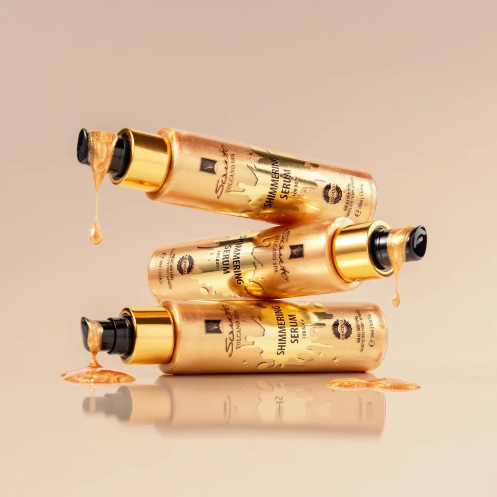 Schimmerndes Serum für den Körper
