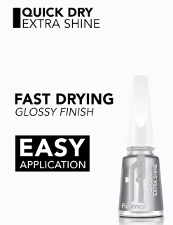 Schnelltrocknender Nagellack mit Glanz-Effekt