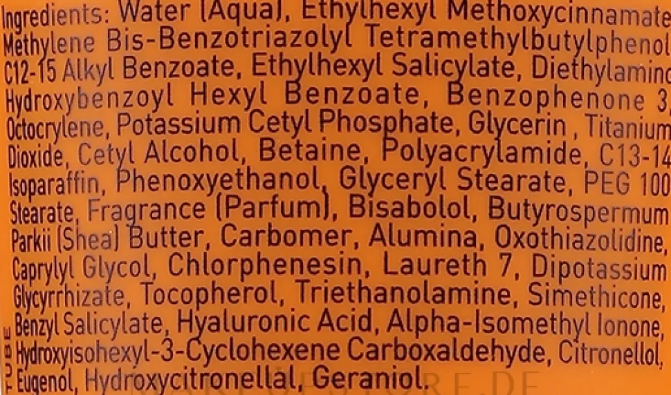 Schützende Körpercreme SPF50