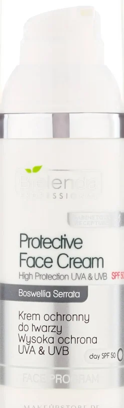 Schützende und feuchtigkeitsspendende Creme für Gesicht, Hals und Dekolleté SPF 50