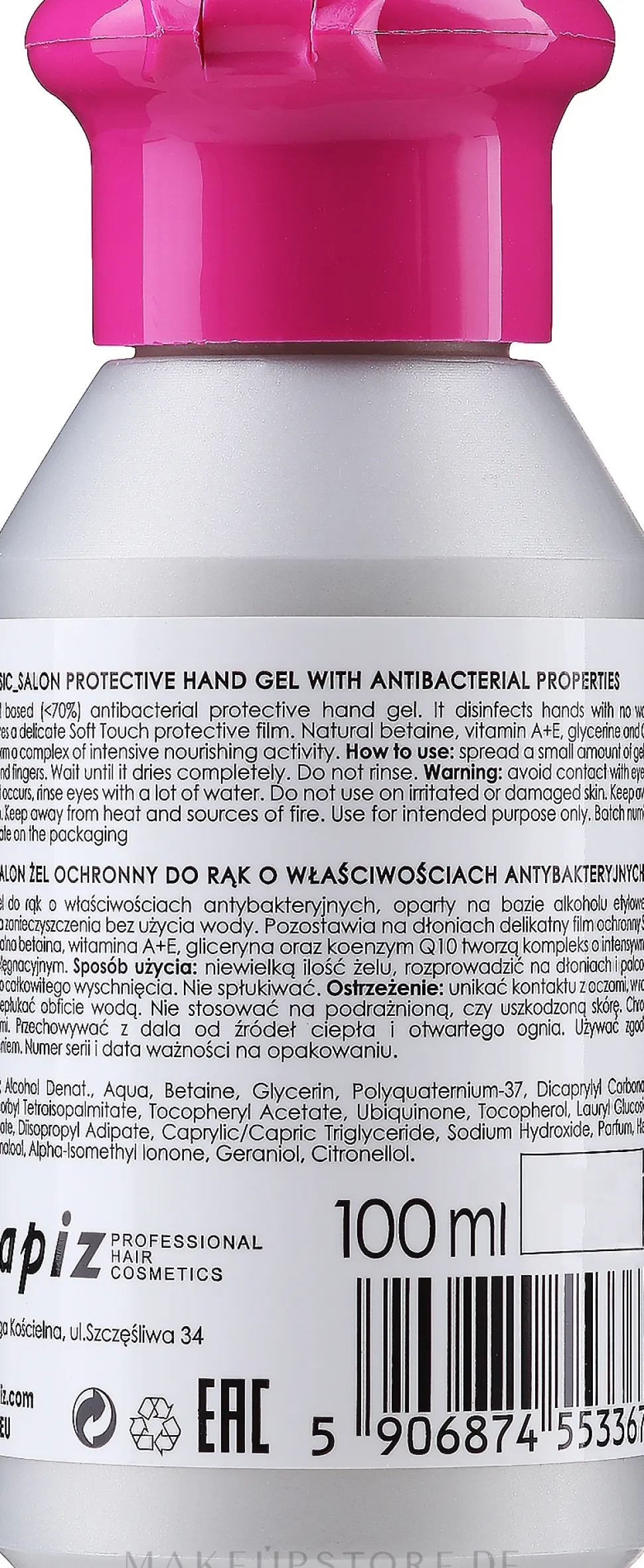 Schützendes Handgel mit antibakteriellen Eigenschaften