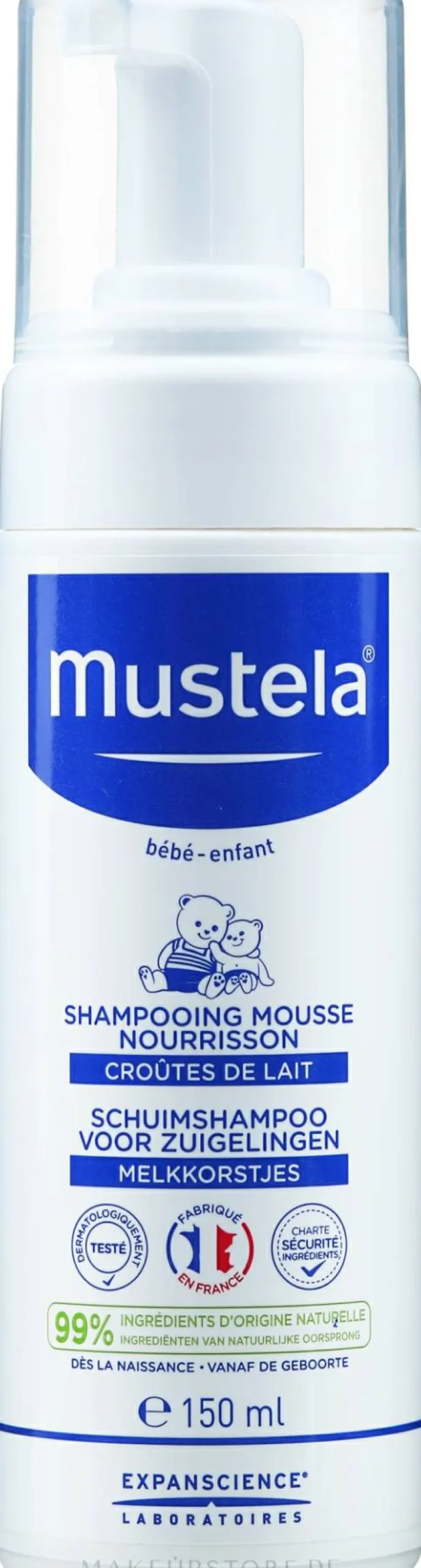 Schäumendes Shampoo für Neugeborene