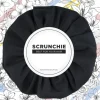 Scrunchie-Haargummi Knit Classic schwarz