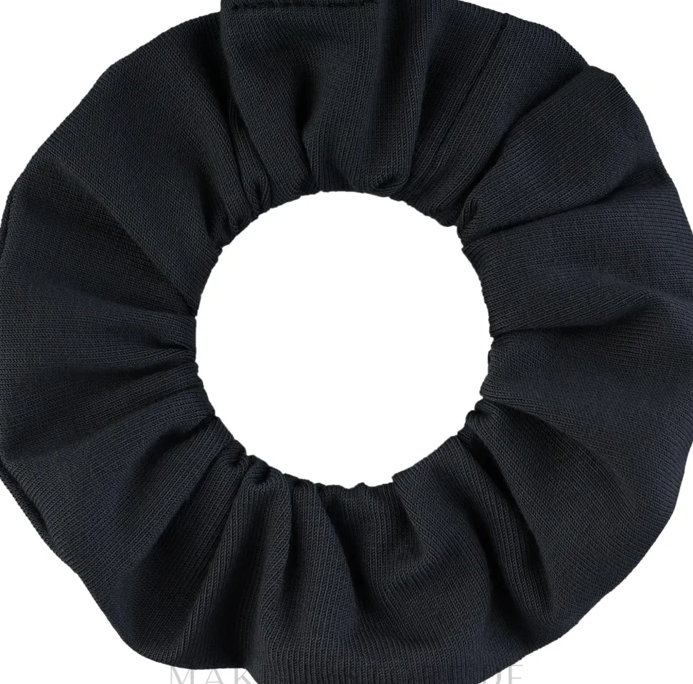 Scrunchie-Haargummi Knit Classic schwarz