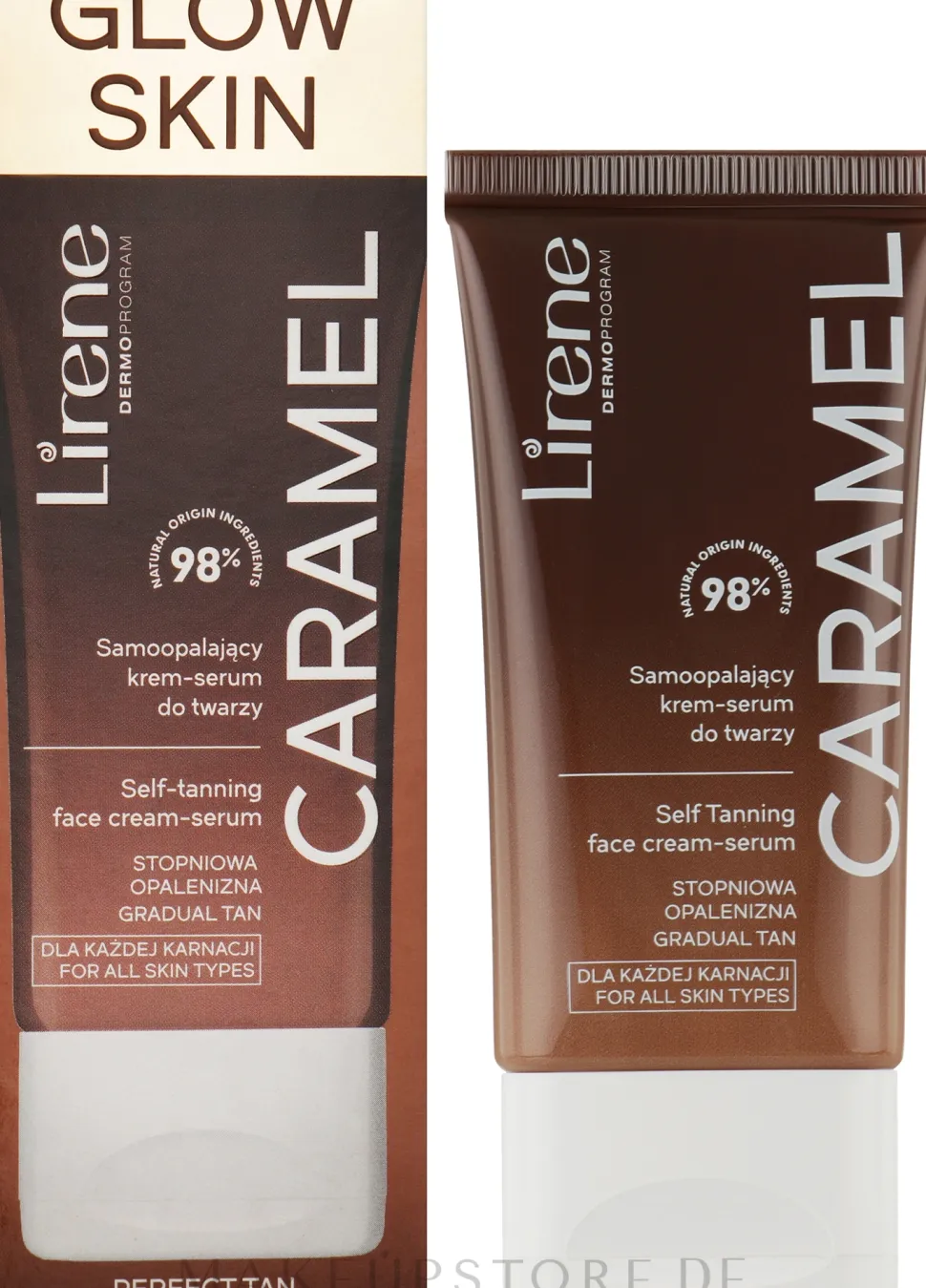 Selbstbräunendes Gesichtscremeserum Caramel