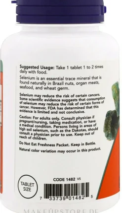 Selen, 100 mg in Tabletten