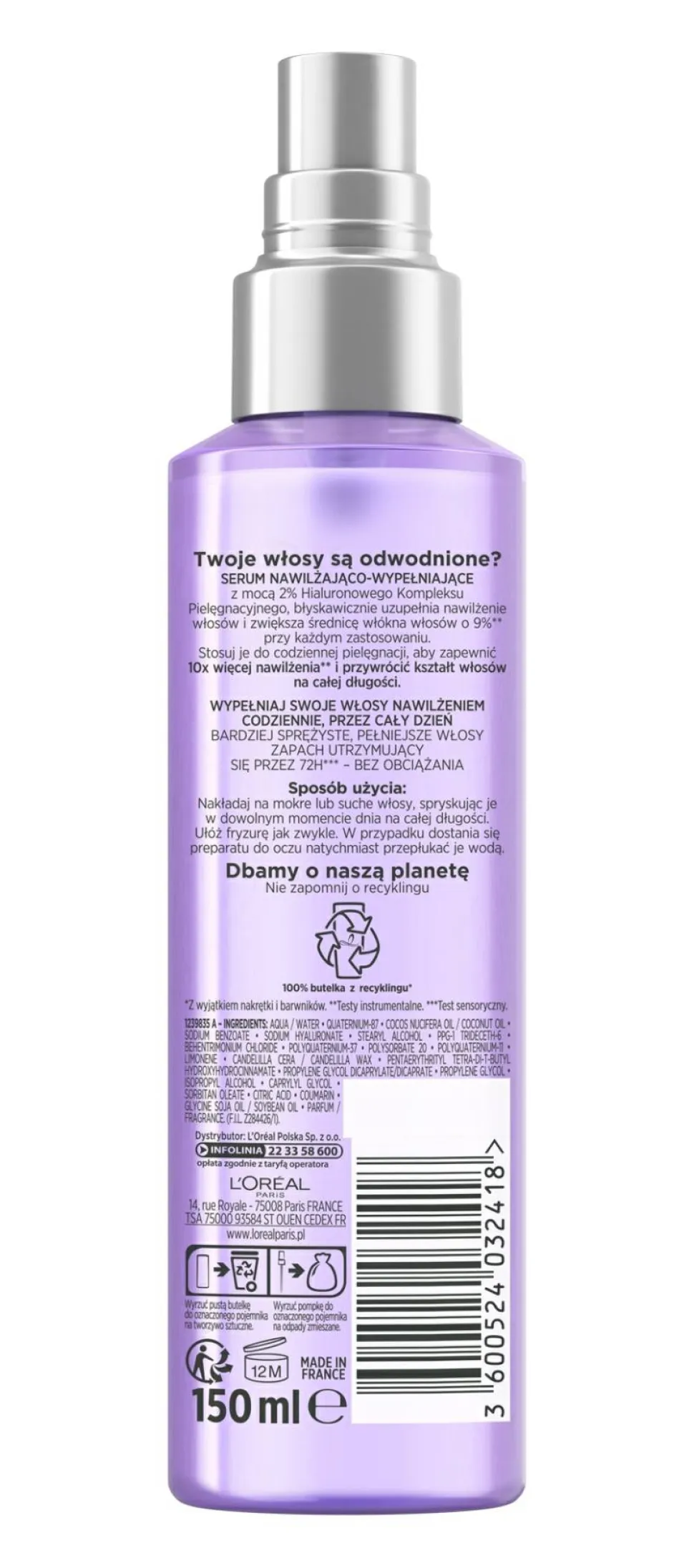 Serum für dehydriertes Haar