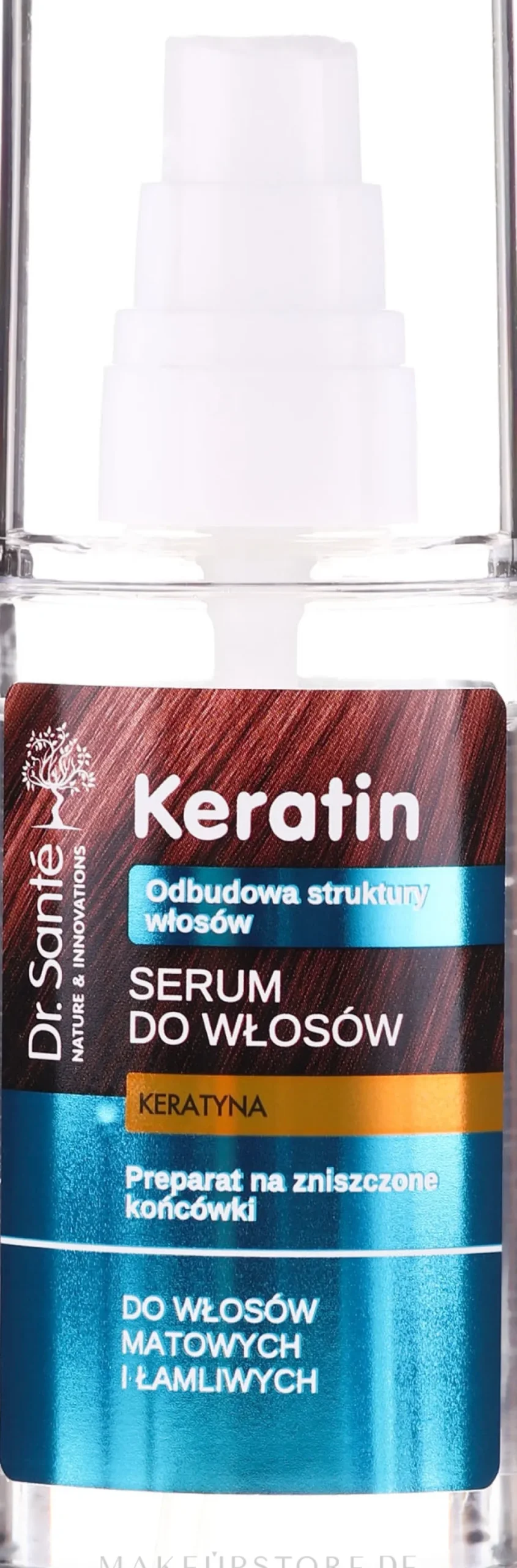 Serum für stumpfes und sprödes Haar mit Keratin