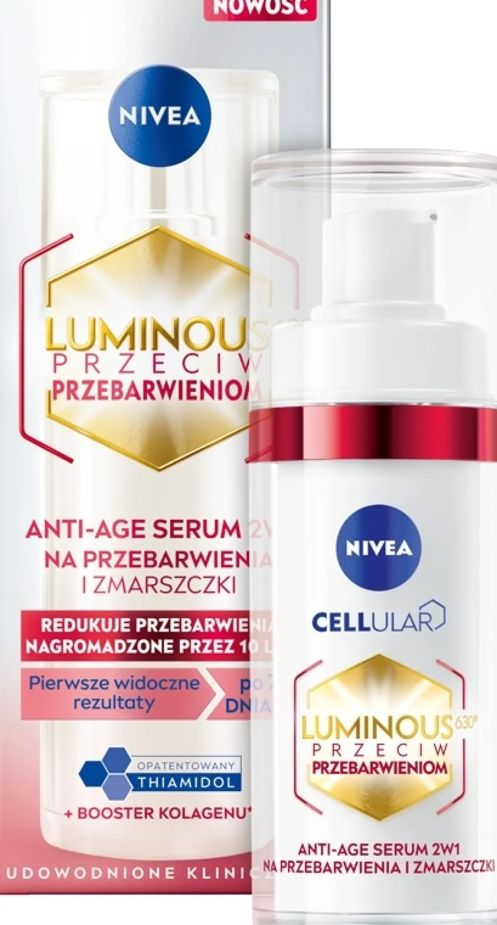 Serum gegen Pigmentflecken und Falten 2 in 1