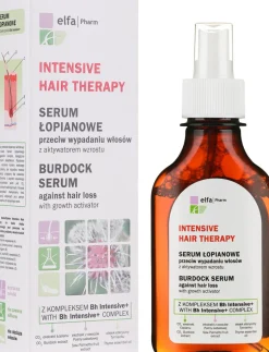 Serum mit Klette gegen Haarausfall und zum Wachstum