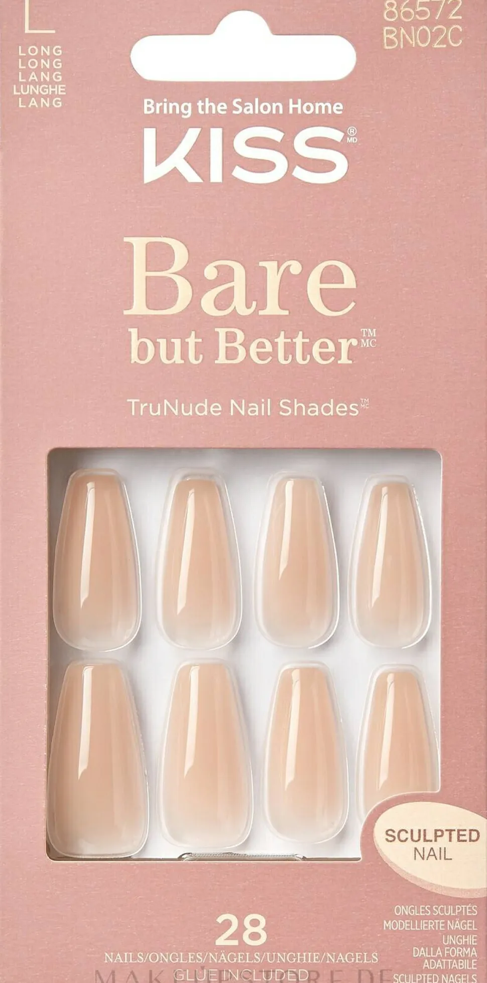 Set für künstliche Nägel mit Kleber L