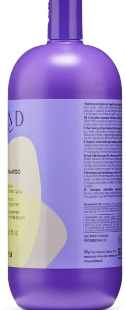Shampoo für blondes, blondiertes und graues Haar gegen Gelbstich