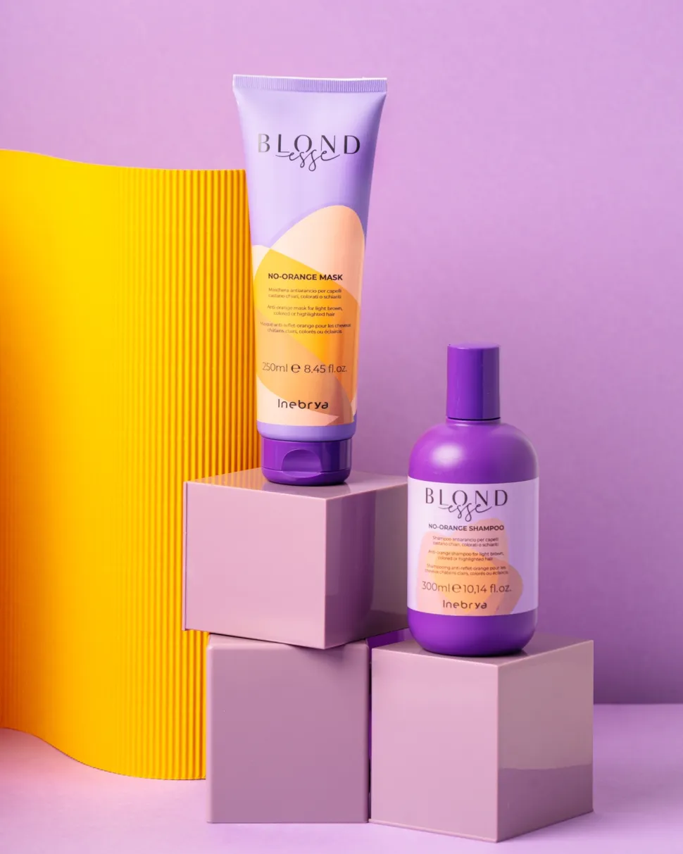 Shampoo für blondes, blondiertes und graues Haar gegen Gelbstich