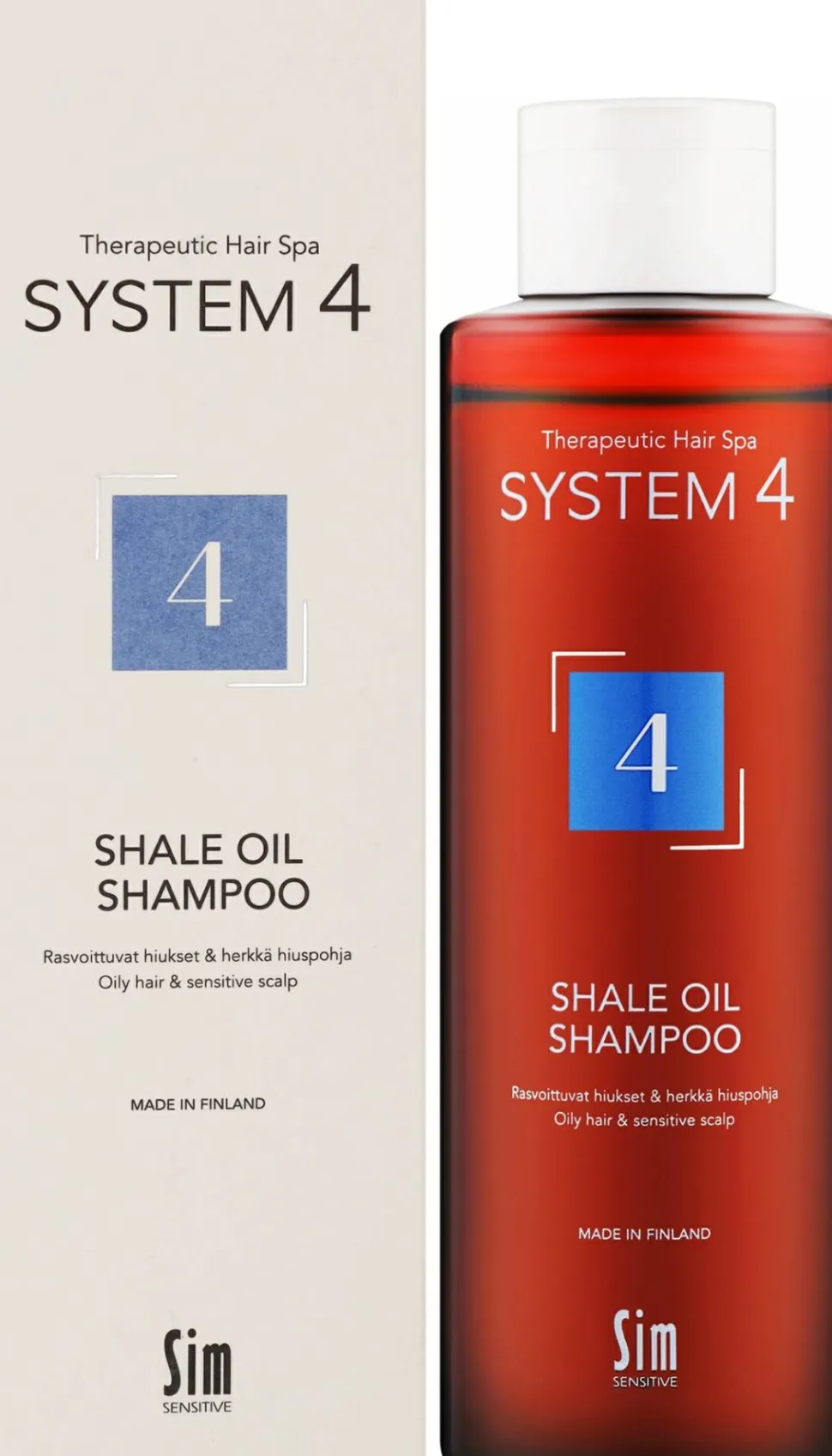 Shampoo für fettige und empfindliche Kopfhaut
