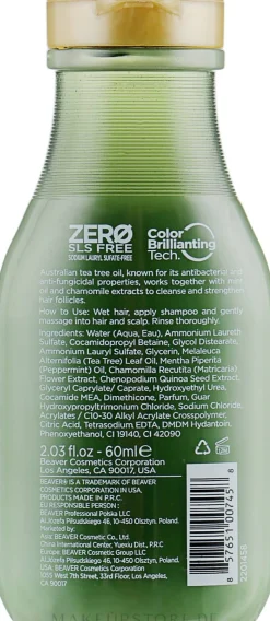 Shampoo für fettiges Haar mit Teebaumöl