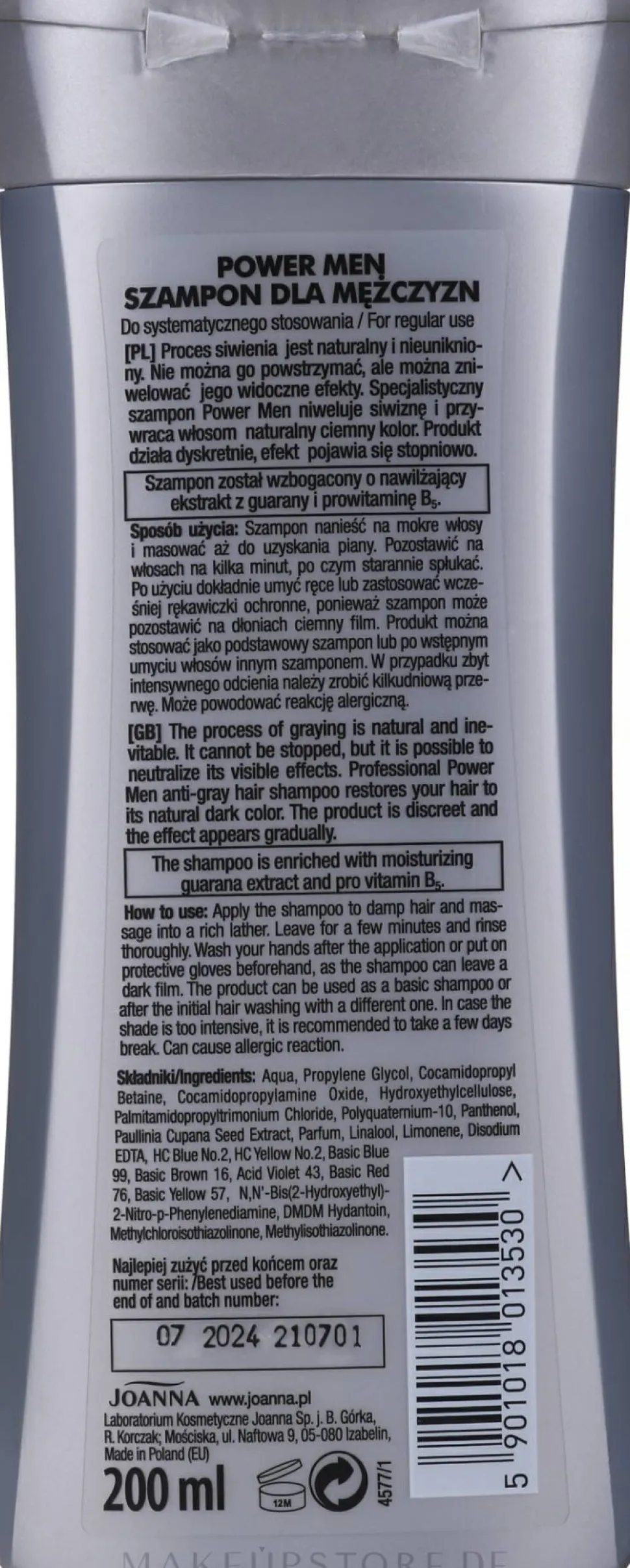 Shampoo für graues Haar für Männer