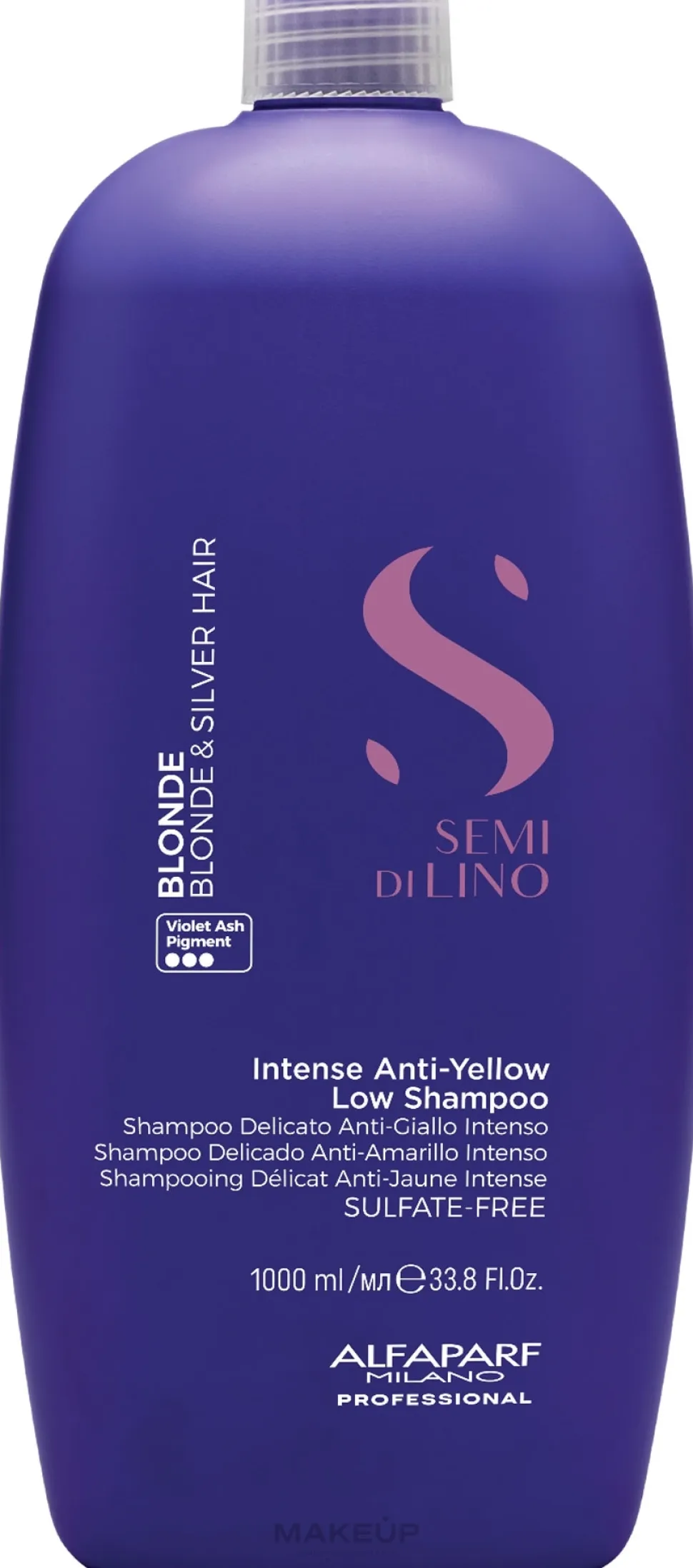 Shampoo mit Anti-Gelbstich-Effekt für natürliches und gebleichtes blondes und graues Haar