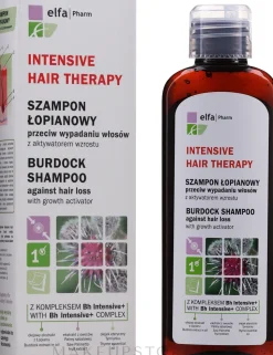 Shampoo mit Klette gegen Haarausfall und zum Wachstum