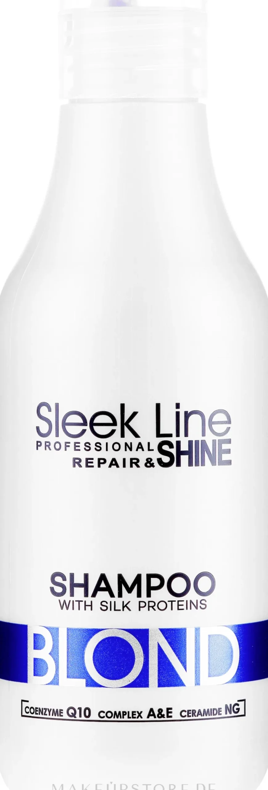 Shampoo mit Seide für blonde und graue Haare