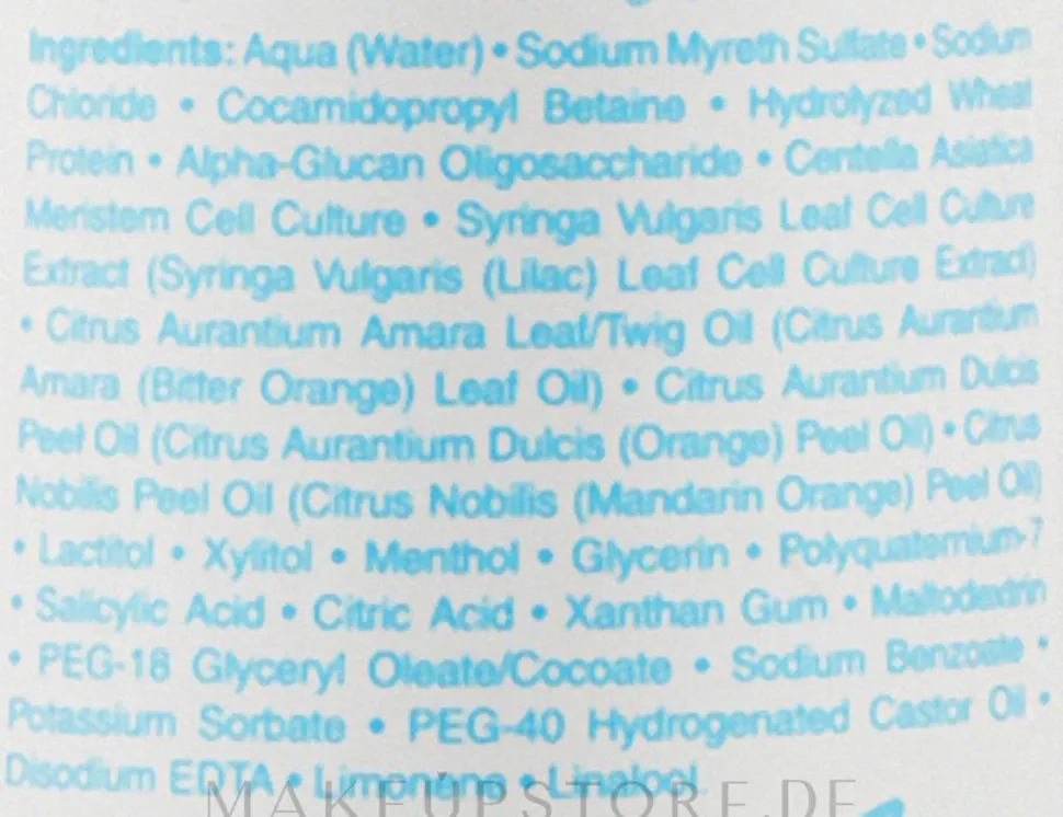 Shampoo für empfindliche Haut mit Orange