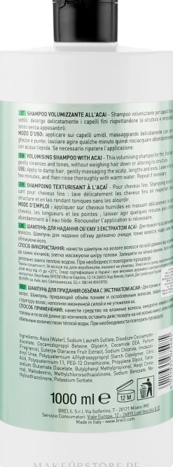 Shampoo für mehr Volumen mit Acai-Extrakt für dünnes Haar