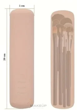 Silikon-Etui für Make-up-Pinsel puderfarben