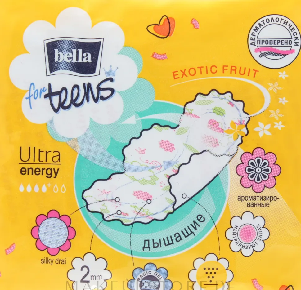 Slipeinlagen For Teens Ultra Energy 10 St.