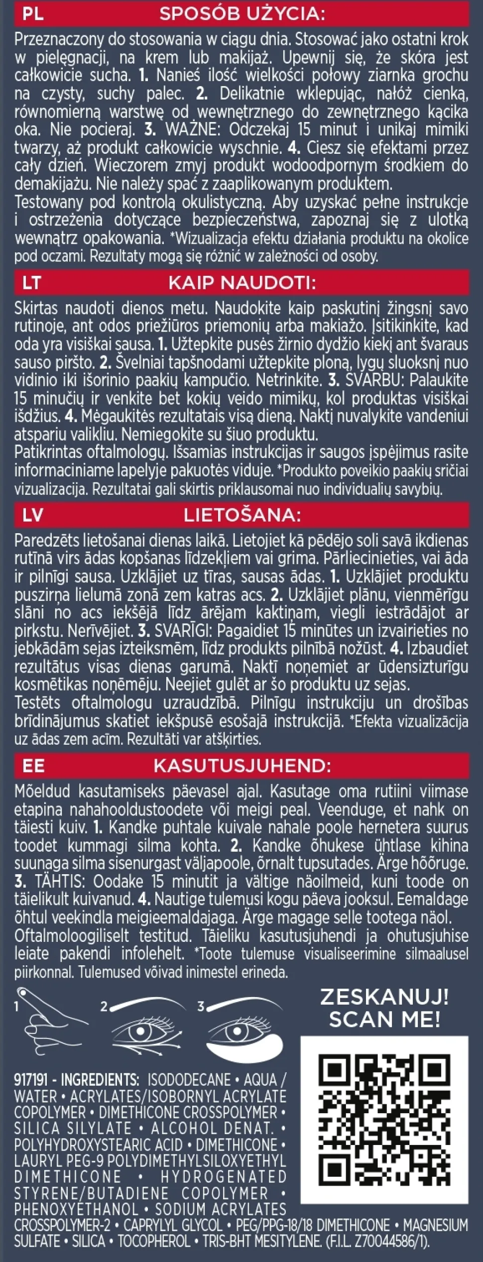 Sofortmittel gegen Augenringe