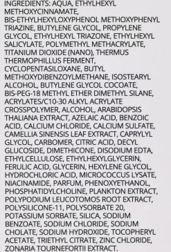 Sonnenschutzcreme für das Gesicht mit depigmentierender Wirkung