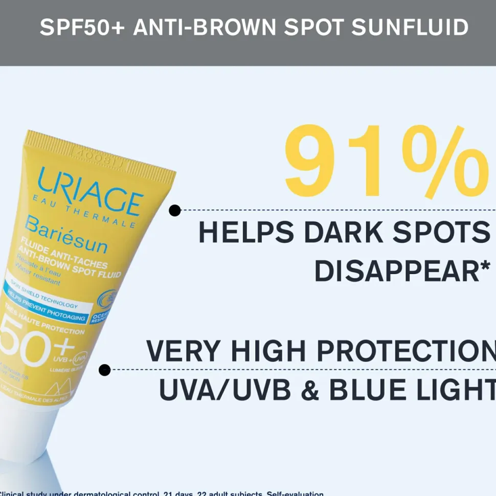 Sonnenschutzemulsion gegen Pigmentflecken SPF 50+